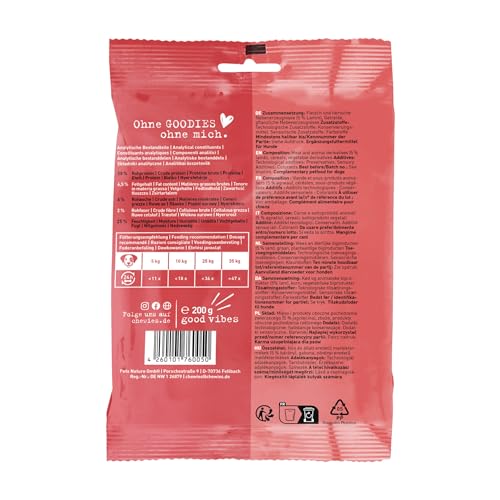 Chewies Goodies Maxi Lamm Leckerlies für Hunde, 200g (1er Pack)