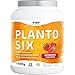 Produktbild TNT  Planto Six  1 kg Vegan Protein  Veganes Proteinpulver aus Erbsen, Hanf & Lupinen  6-Komponenten Protein (Erdbeere Plus)