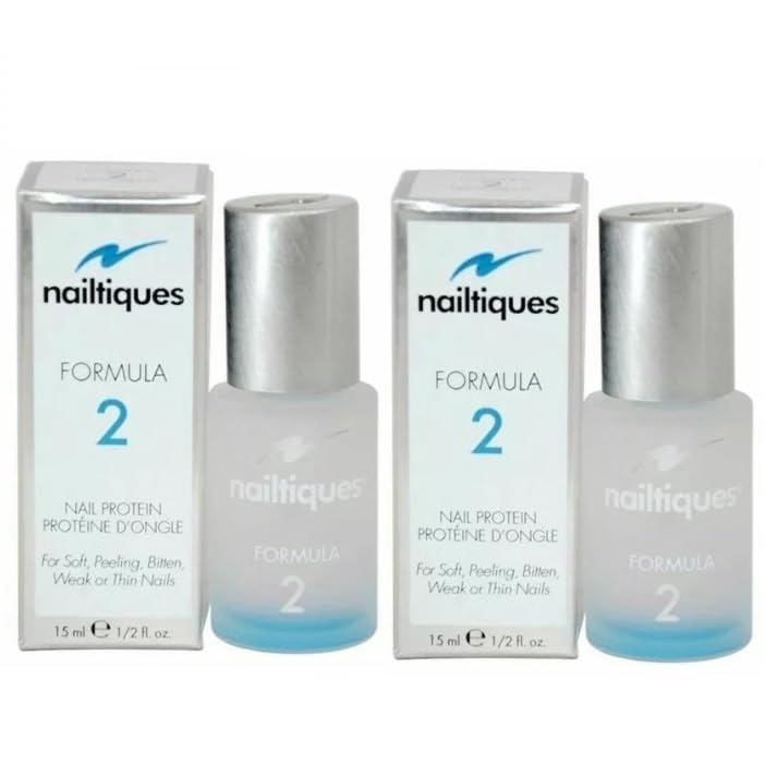 2 x Nailtiques Nail Protein Formula 2-15ml
