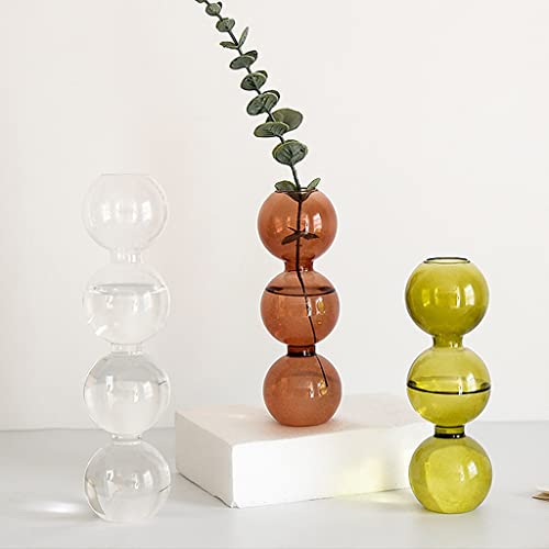 Vase hydroponique transparent de 24cm pour une décoration de salon moderne et épurée - 4