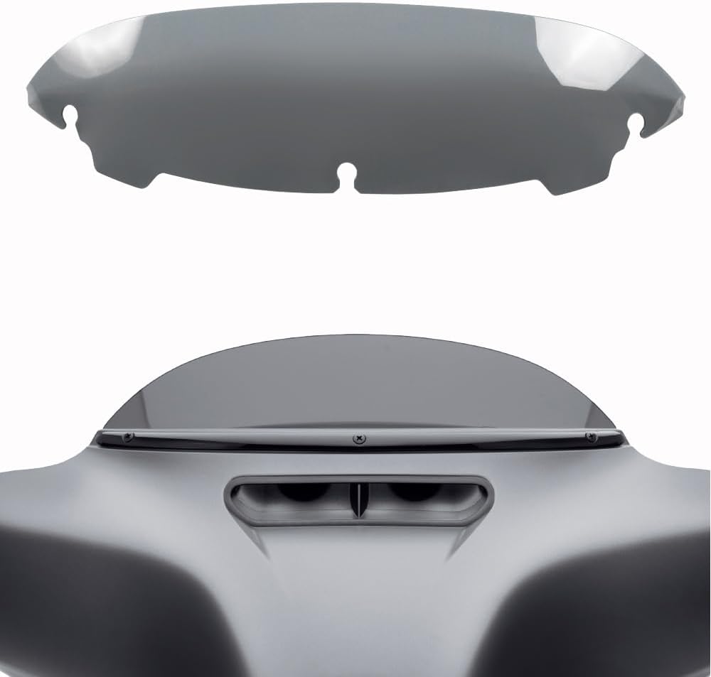 Smoke 4.5" Wave Windscreen Windshield Fit for 2014-2024 Harley Davidson Touring Street Glide/Electra Glide/Ultra Limited/Tri Glide FLHT FLHX FLHXS FLHTK