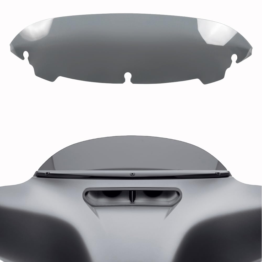Smoke 4.5" Wave Windscreen Windshield Fit for 2014-2024 Harley Davidson Touring Street Glide/Electra Glide/Ultra Limited/Tri Glide FLHT FLHX FLHXS FLHTK