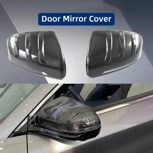 Couvercle rétroviseur BYD Atto 3 plastique ABS style carbone auto - 2