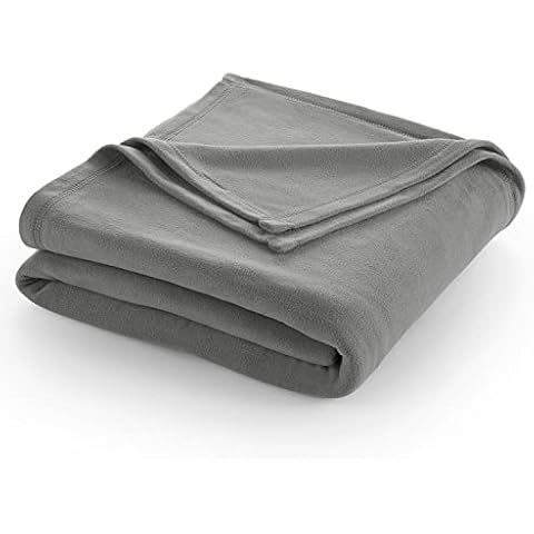 MARTEX King Size Fleece Blanket - Grey Cover