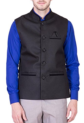 Image of Men's Solid Golden Waistcoat