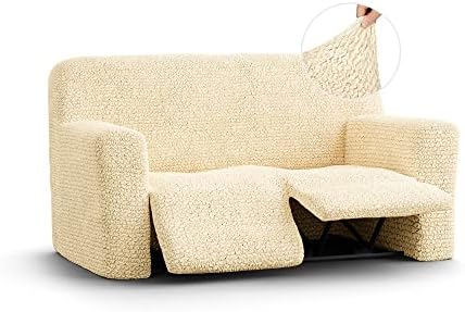 L Shape Corner Sofa Cover 1 2 3 Seater Slip Cover for Sofa and Armchair Stretch Elastic Fabric Protector (Charcoal, Recliner Chair)