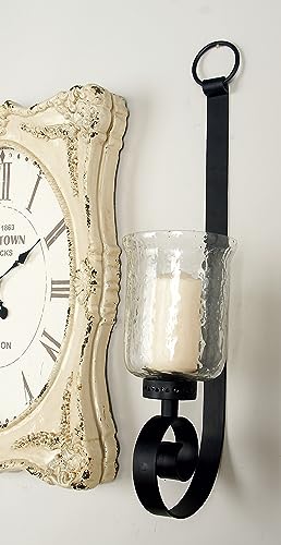 Deco 79 082010 Metal Scroll Handmade Pillar Wall Sconce thumb #4