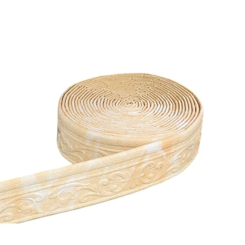 BBTISG Carta da Parati con Bordo, 10m x 8cm Adesivi Murali Impermeabili per Battiscopa Decorazione per la Casa, Bordo, Battiscopa Parete Linea di Cintura per Tavolo, Porta, Soggiorno (stile 4)