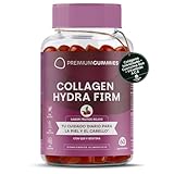 Colágeno con Biotina Gominolas, Coenzima Q10, Vitaminas A, C y E - Sabor Frutos Rojos - Suplemento para cuidar tu Piel - Sin Azúcar - Sin Gluten - Sin GMO - 60 Gominolas - 30 Días by Premium Gummies