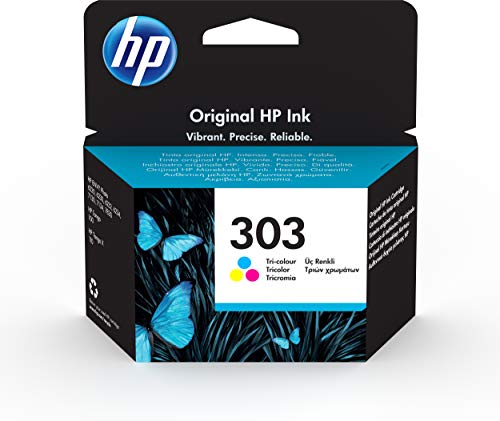 Technologie HP 303 Tricolore T6N01AE avec encres teintées résistantes