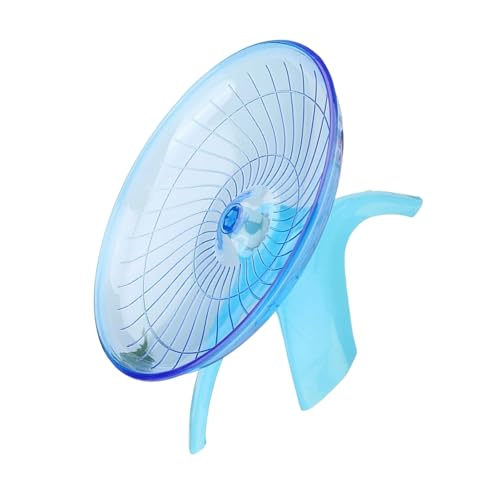 Compact Gerbil Exercise Dish Wheel Tip-Proof Polystyrene Cage Running Disk Quiet Activity Toy for Pets Gerbil Running Disk