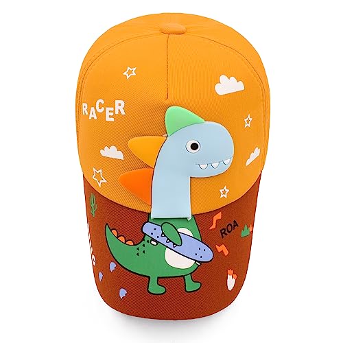 Image of VRITRAZ Unisex Kids Baseball Cap | Soft Cotton Adjustable Sun Hat for Boys & Girls | Casual Outdoor Summer Wear (4-12 Year)