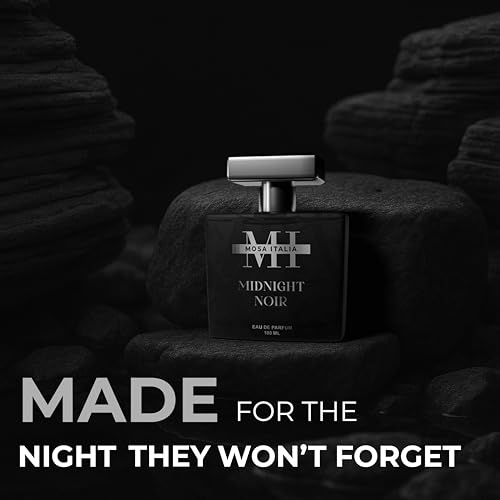 Image of Midnight Noir Perfume for Men & Women 100ml | Long Lasting Eau De Parfum | Luxury Fragrance with Pear, Lavender, Cinnamon & Vanilla