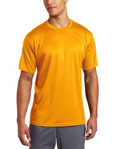 ASICS Men's Circuit 7 Warm-Up Shirt, Gold, Large