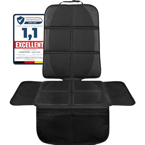 LIONSTRONG Car Seat Protector with Side Flaps Cover
