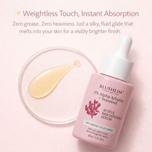 Image of 2% Alpha Arbutin Serum for Glowing and Brightening Skin | Face Serum For Men & Women with Glutathione helps reduce Dark Spot, Pigmentation and Melasma (30 Ml)