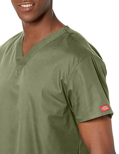 Image of Dickies EDS Signature Scrubs Tops for Women V-Neck Modern Classic Fit