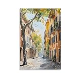 Póster de pared de Barcelona Street Scene España, pinturas en lienzo,...