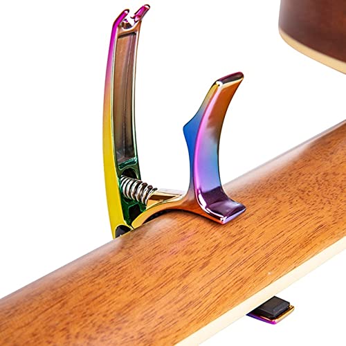 EXENXA Flanger Guitare Capo Universel Multi Couleur en Alliage De Zinc Métal Changement Rapide Pince Acoustique… - Les Beatles, Paul McCartney, John Lennon, RIngo Starr, George Harrison EXENXA Flanger Guitare Capo Universel Multi Couleur en Alliage De Zinc Métal Changement Rapide Pince Acoustique… – Image 4