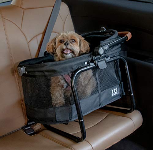 Pet Gear View 360 Pet Carrier & Car Seat With Booster Seat Frame For Small Dogs & Cats, Mesh Ventilation, Push Button Entry, No Tools Required, 4 Colors #TOP3