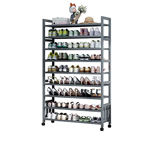 QMMD Zapatero Organizador, Montaje rápido, no Requiere Herramientas, Capacidad para Ahorrar Armario Espacio Zapatero, para Salón, Armario y Vestíbulo (Size : 90 * 25 * 144cm) Cover
