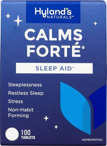 Hylands Calms Forte Tablets Natural Relief of Nervous Tension and Occasional Sleeplessness 100 Count