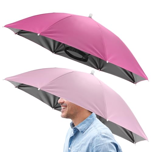 Chapeau parapluie mains libres pour travailler au jardin à l'abri de la pluie