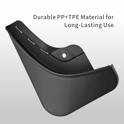 Image of Mud Flaps for Tesla Model 3 Highland 2024 2025 - No Drilling All-Weather Splash Guards, 4PC PP+TPE Mudguards for Snow /Mud /Rock Protection, Original Fit Tesla Accessories