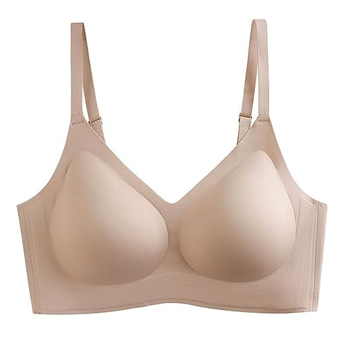 Soutien-gorge allaitement sans armature beige S fini les compressions de grossesse