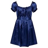 Linyuir Herren Sissy Nachtwäsche Unterwäsche Vergnügen Bademantel Spitze Wäsche Rollenspiel Pyjama Party Ball Gay Unterwäsche Mxl Marineblau Medium