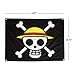 GE Animation GE-6468 One Piece Luffy's Straw Hat Pirate Flag Multi-colored, 31