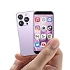 Smartphone mini avec écran HD de 3,0 pouces, téléphone mini déverrouillé, caméra 5MP, reconnaissance faciale, double SIM, GPRS, carte TF et un corps ultra - mince, idéal pour les enfants Rose