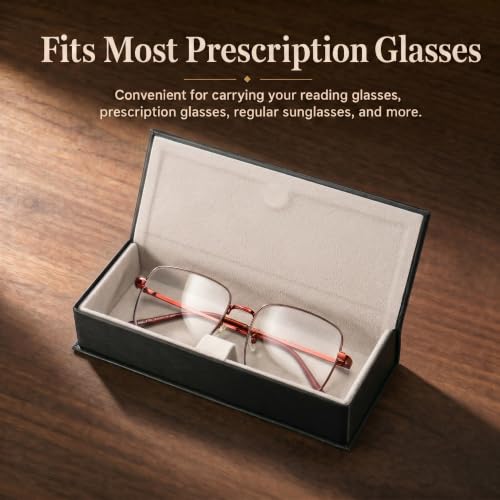 Image of Vemiss Hard Shell Eyeglass Cases, Lightweight Portable Glasses Case for Women Men