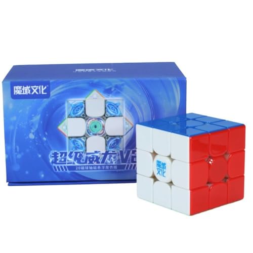 Image of MoYu Super WeiLong 3x3 V2 Magnetic Speed Cube | MagLev, 20-Magnet Ball-Core & UV Coated Finish | 512 Customization Configurations & Corner Magnetic Adjustment