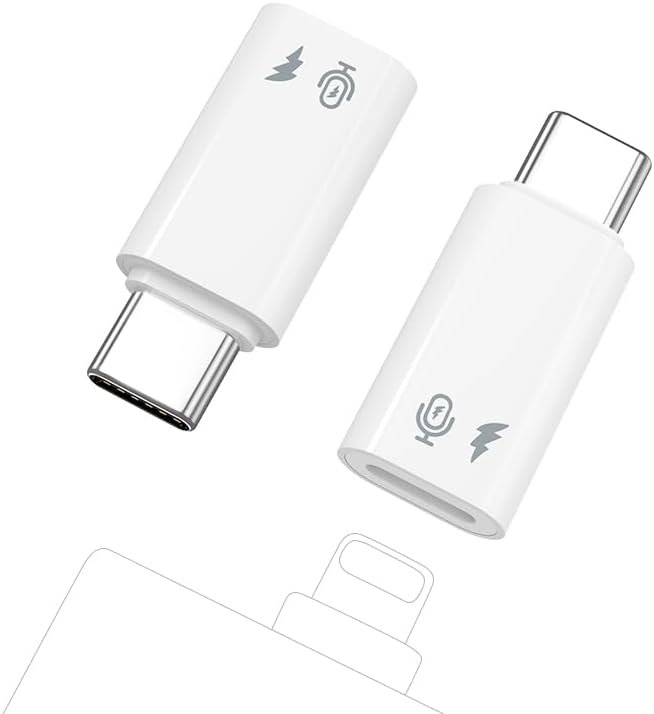 Lighting to USB C Microphone Adapter