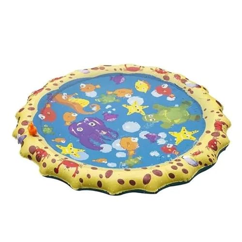 Juegos acuáticos para jardín con la alfombra inflable gigante Ocean para toda la familia