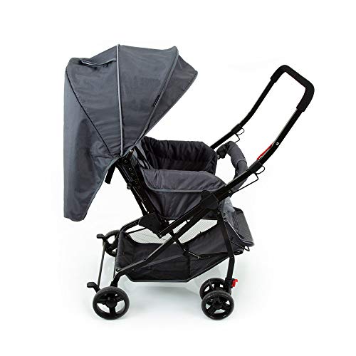 Carrinho de Bebê Happy - Cinza