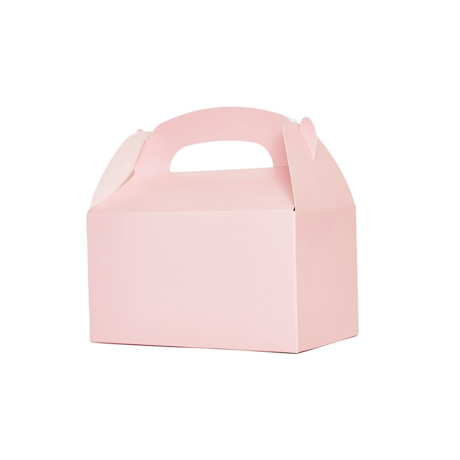 RRYPBOVG Wedding Candy Boxes 24pcs Hand-held Cake Box Packaging Box, Party Baking Packaging Supplies, Holiday Supplies(Pink)