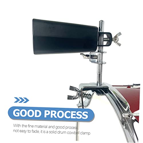 ibasenice Drum Cowbell Mount Clamp Clip para Batería Versátil Accesorio de Percusión Fácil de Instalar Diseño Resistente al Desgaste miniatura 3