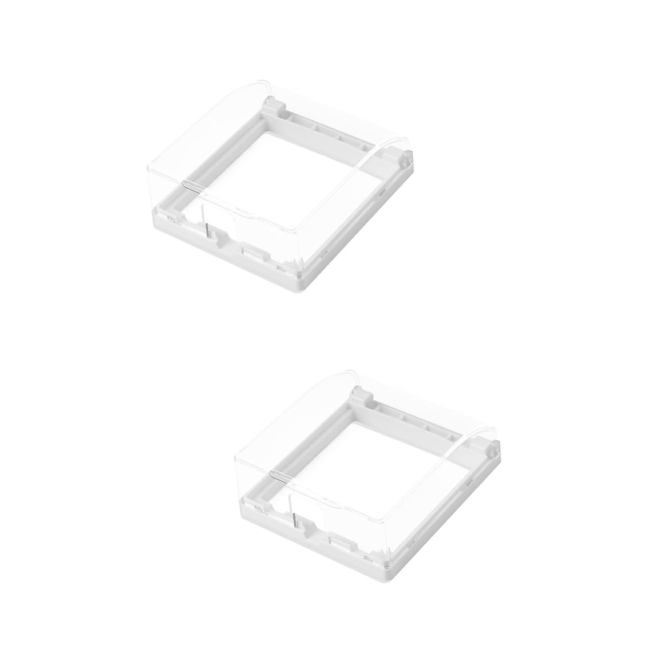2 Protections Étanches Pour Prises Murales - Auto-Adhésives, Sans Perçage - Pour Salle De Bain, Cuisine - 3
