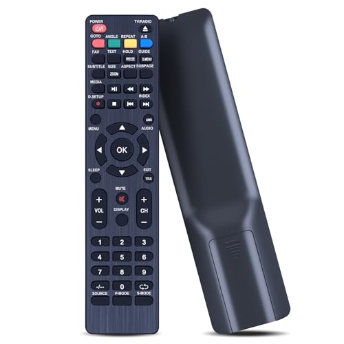 GOUYESHO Télécommande de rechange pour Brandt TV B3232HD B3234HD B4306UHD B5006UHD B5506UHD B5806UHD B2450HD, pour AKAI ATE-48N1104K ATE-55D1044K ATE-55N1104K