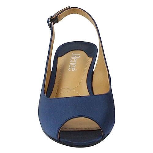 J. Renee Jenvey Navy Satin 83