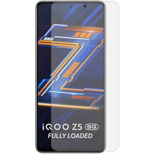 Image of Embed HD-Clear Screen Guard for Vivo iQOO Z5 5G - Harder or Durable Plastic & More Impact-Resistant Than Glass, with Free Installation Kit
