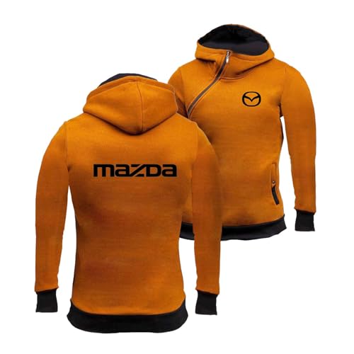 JANZBZSU Sudadera con Capucha Estampada para Hombre Ropa Deportiva M.AZ.da Abrigos De Primavera Y Otoño Tops Bloques Color-ZongS||m