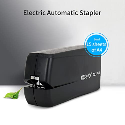 KW-triO Grampeador Elétrico Automático Grampeador Automático de Mesa dade de 15 Folhas Menos Esforço