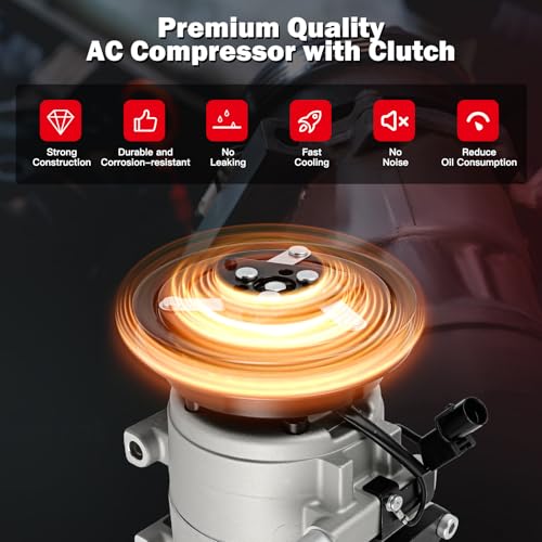 Image of Air Conditioning Compressor for Hyundai Elantra Tiburon 1.8L 2.0L 1997-2001