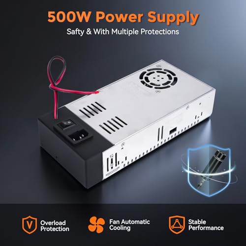 CNC Spindle Motor Kit 500W ER11 High-Speed Brushed Motor 12000 RPM, CNC air Cooled Spindle Motor for DIY Engraving, CNC Router Machine, CNC Drilling - Image 2