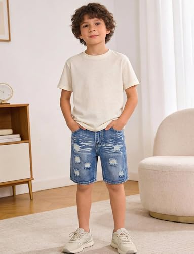 Bermuda à fermeture éclair garçon pantalon été décontracté - 3
