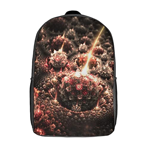 Sac d'école pour enfants Fractal avec grand sac à dos dames hommes