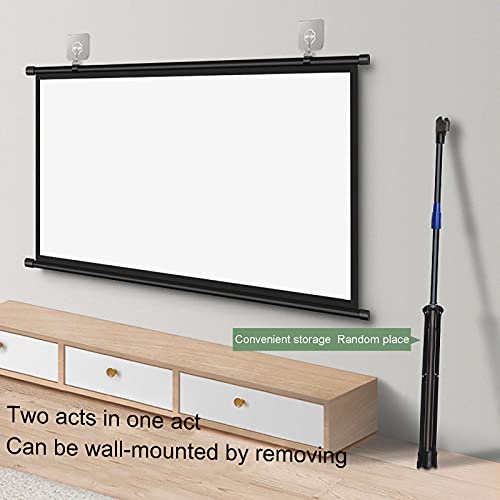 Pantalla de proyector ajustable en altura con trípode plegable estable 2
